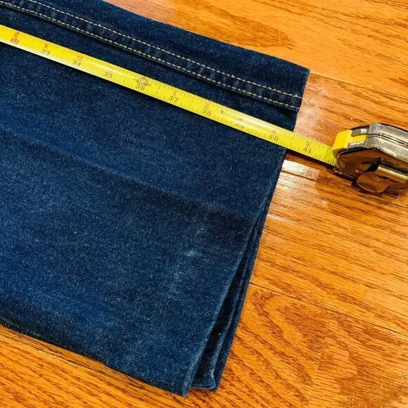 Vintage Calvin Klein Deadstock Denim Blue Jeans Women’s Made In USA NEW 60s 70s - Picture 15 of 16